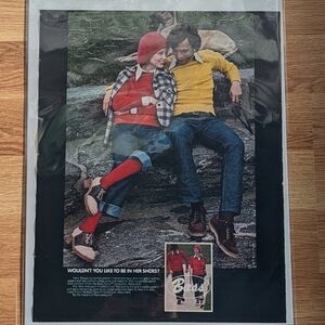 Vintage 1972 Seventeen Ad: Bass Footwear Shoes, Sewing, Collectible Magazine